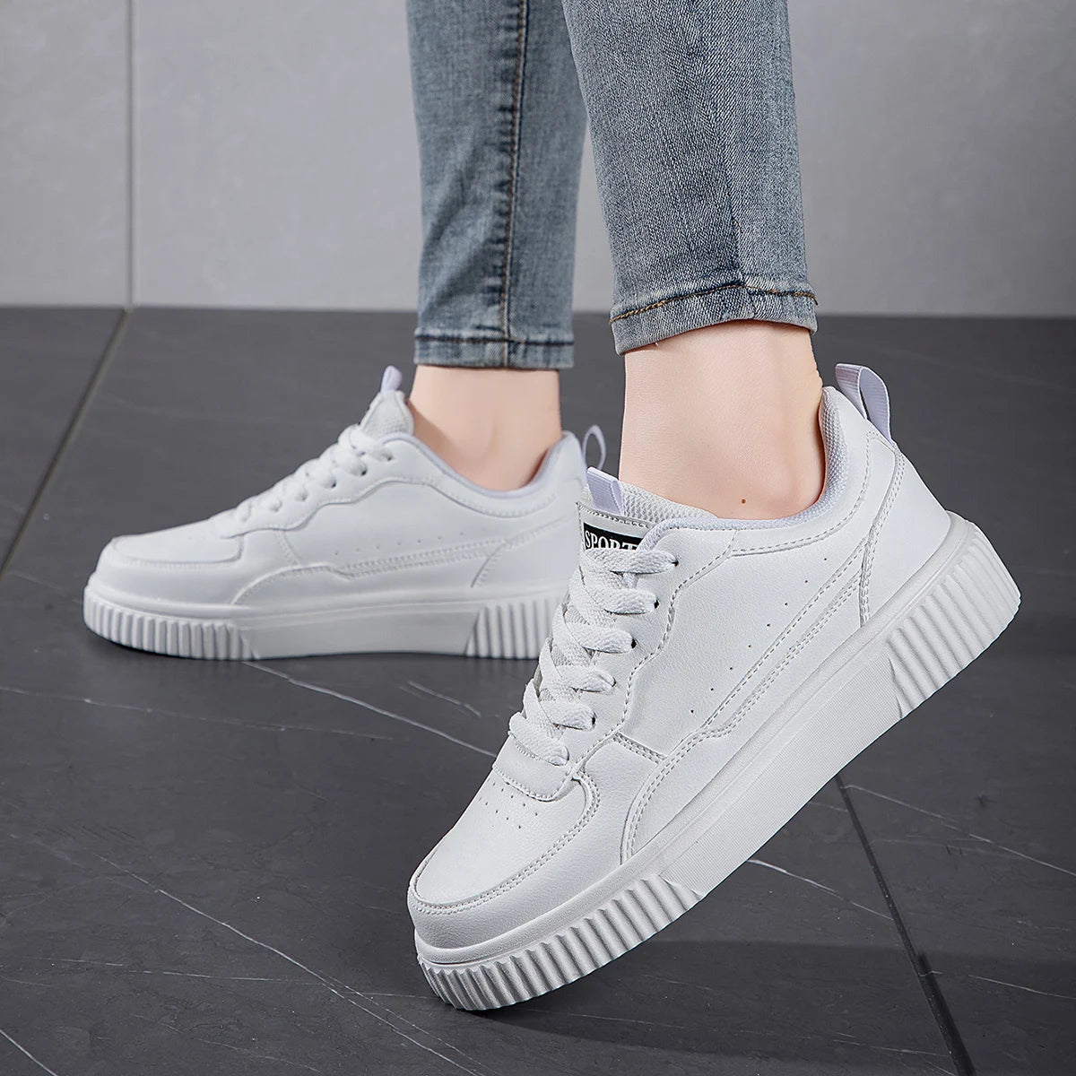 Scarpe Da Donna Basse Sneakers Casuali Bianche Vulcanizzate Da Uomo Per Coppie Scarpe Sportive