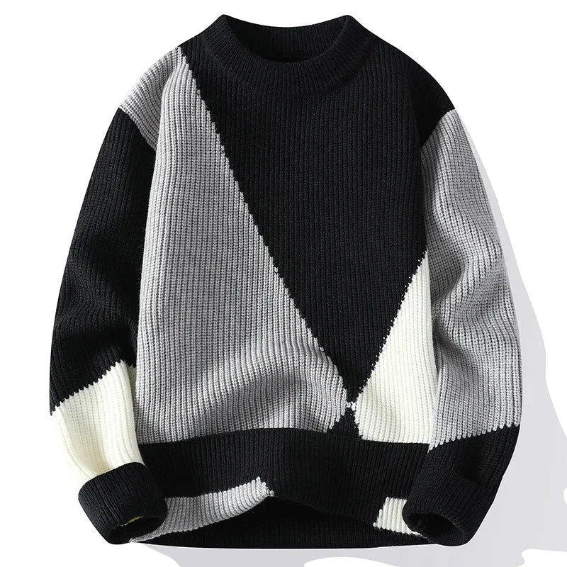 Maglione Uomo Casual Aboorun In Cotone Elasticizzato Spandex Confortevole Morbido