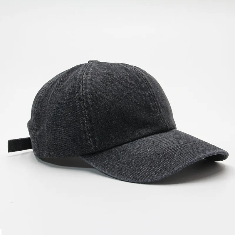 Berretto da Baseball in Cotone Denim 55-58 cm Unisex Regolabile Snapback Attività All Aperto Uomo Donna Cappello