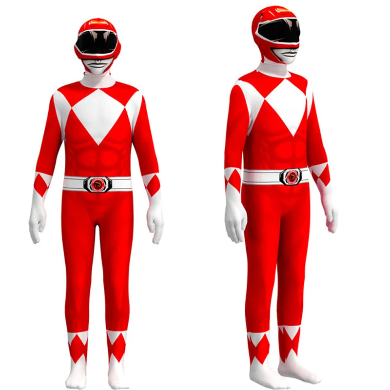 Costume Cosplay Morpher Supereroe Samurai Sentai Shinkenger Rangers Halloween Maschera Per Uomo Ragazzo