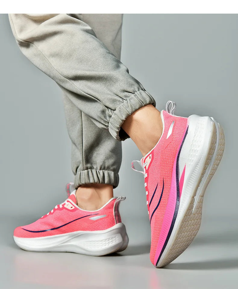 Scarpe da Corsa Sound Friction Rabbit 7PR con Piastra in Carbonio Traspiranti Leggere Sneakers Casual Unisex