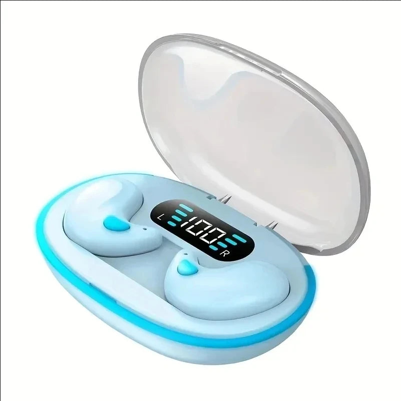 X55 Auricolari Per Dormire Mini Cuffie Wireless TWS Bluetooth Cuffie Stereo Con Microfono Chiamata HD Sport