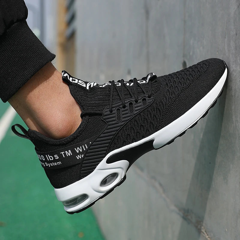 Scarpe sportive da uomo con suola spessa con design alla moda Scarpe comode e traspiranti Scarpe da trekking all'aperto Zapatillas Hombre De Segu