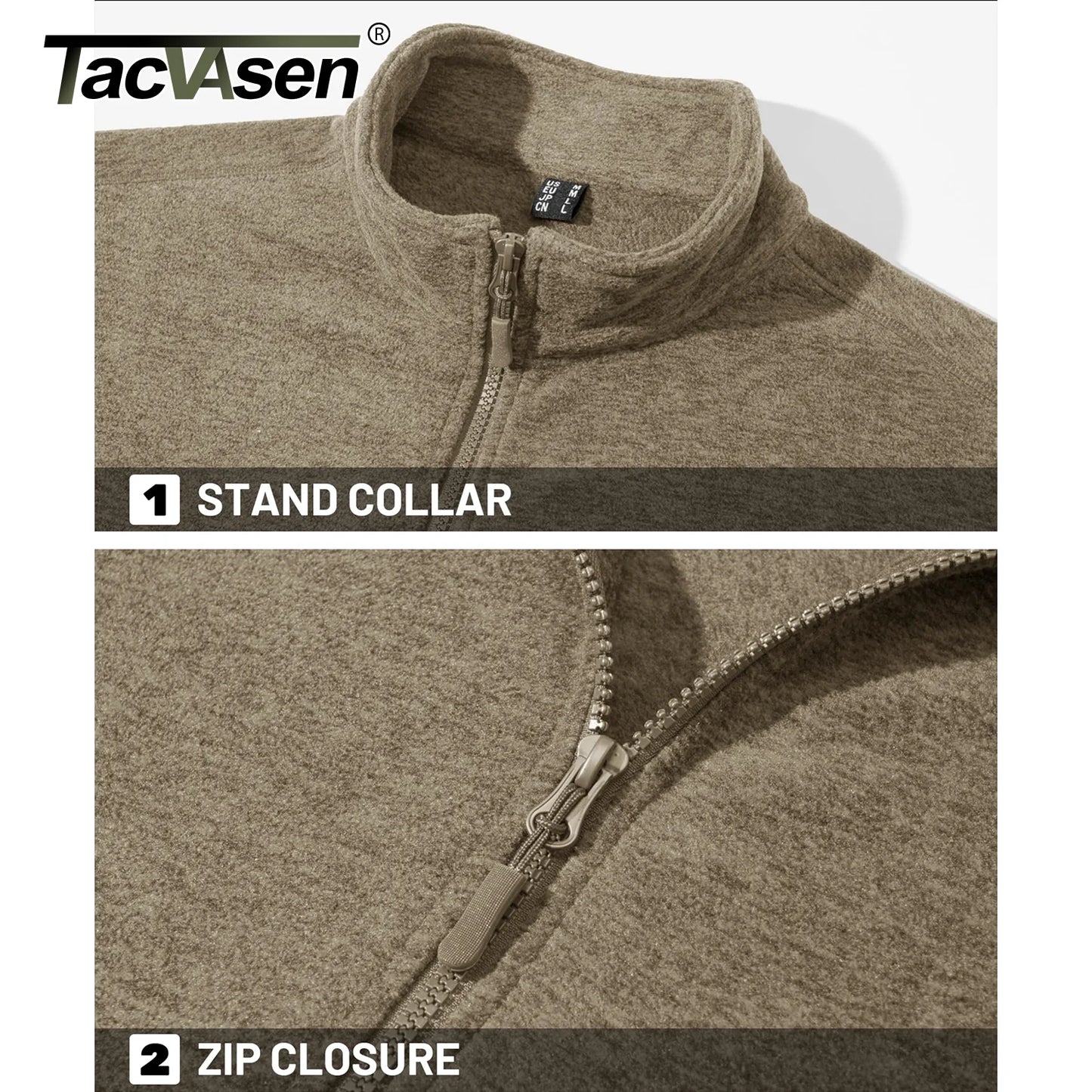 Giacche In Pile Leggere Uomo Con Colletto Alla Coreana Zip Intera Primaverile Sportiva Con Tasche Capispalla