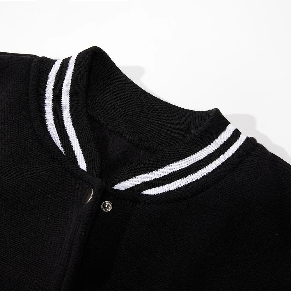 New York Land Of Dreams Maglia Da Baseball Da Uomo Morbida Retro Cappotto In Pile Autunno Giacche Americane Alla Moda