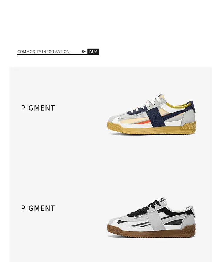 Scarpe Casual Uomo Traspiranti In Tela Versione Aggiornata Primavera Estate Punta Tonda Fodera In Poliestere
