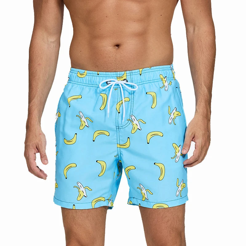 Datifer Pantaloncini Estivi Da Uomo Con Stampa Da Spiaggia Per Surf E Allenamento Fitness Con Tasche