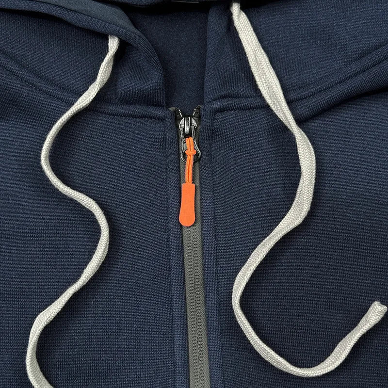 Tuta Sportiva Da Uomo In Pile Per Autunno Inverno Con Zip Tasche Multitasche Abbigliamento Sportivo Casual