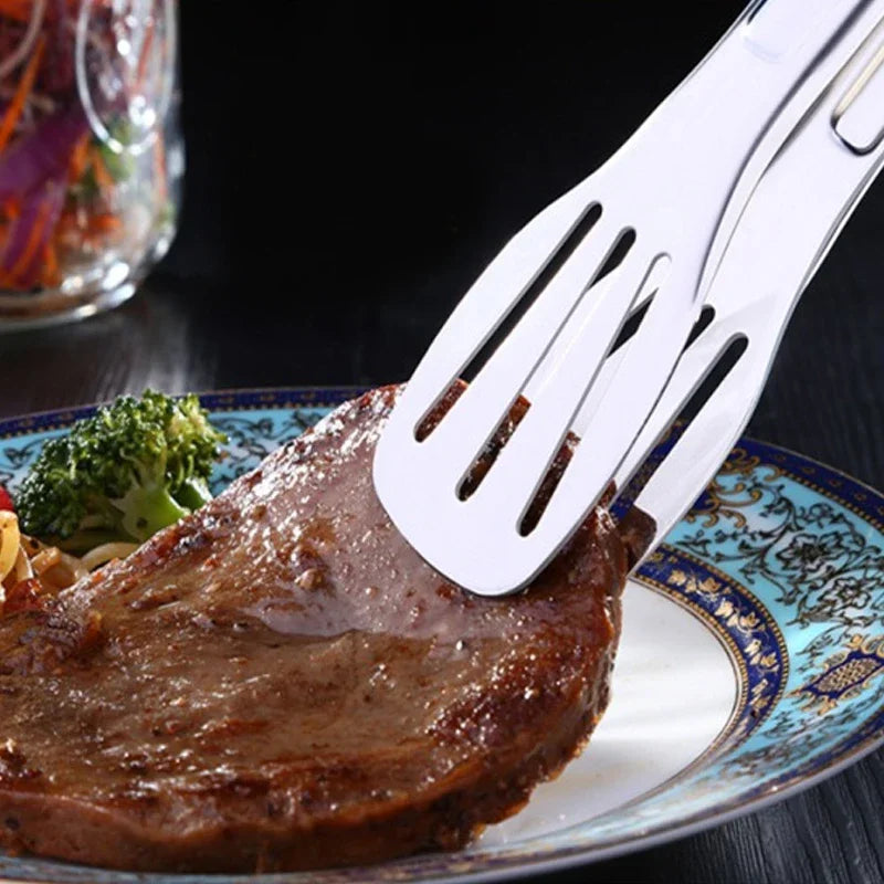 Pinze Per Alimenti In Acciaio Inox Utensili Da Cucina Per Buffet Clip Anticalore Per Pane Morsetto Pasticceria