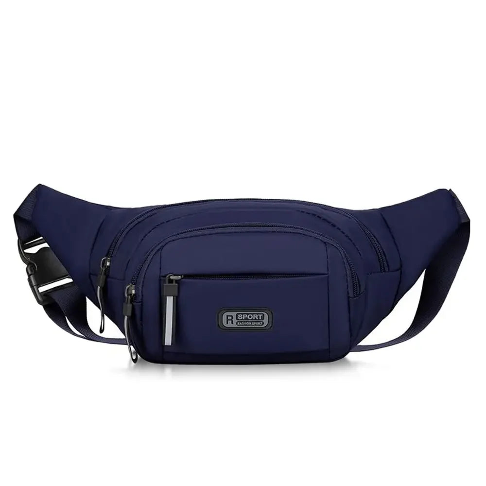Marsupio Impermeabile Da Esterno In Tela Alta Capacità Stile Coreano Per Sport All Aperto Banana Bag Uomo Donna