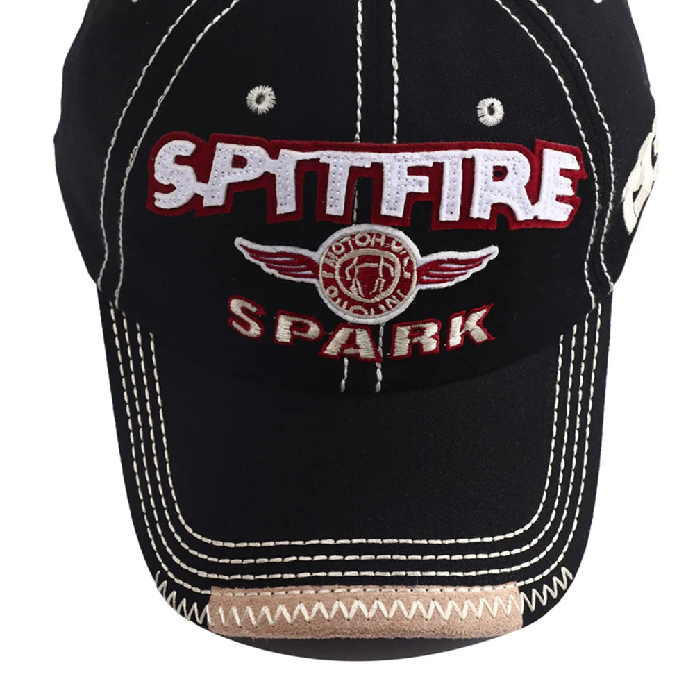 Berretto Da Baseball In Cotone Lavato Con Lettera Ricamata Spark 1932 Snapback Unisex Moda Casual Con Visiera Retro