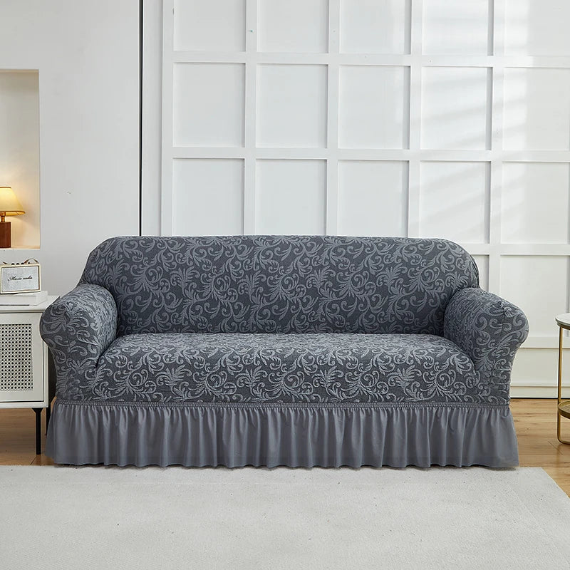 Fodera Divano A Fiori Stile Europeo Jacquard Copridivano Antiscivolo Protezione Per Mobili Soggiorno Decorazioni Casa
