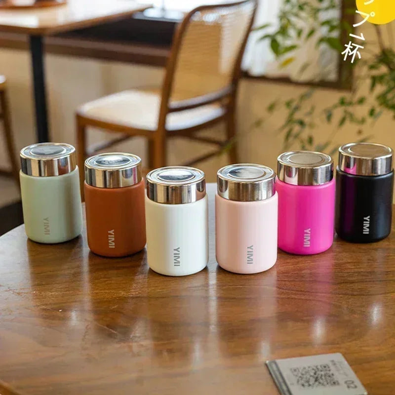 Bottiglia Termica Mini 230 Ml Acciaio Inox 316 Con Isolamento A Vuoto Portatile Per Viaggiare Caffè E Tè Caldi O Freddi