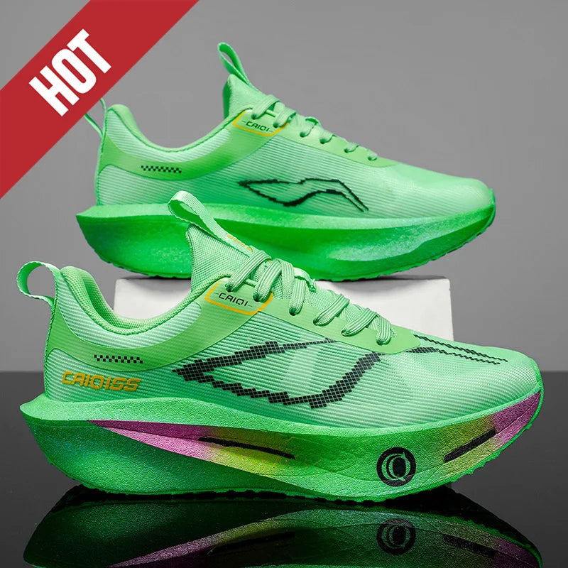 Scarpe Da Corsa Con Piastra In Carbonio Per Maratona Traspiranti Leggere Per Uomo E Donna Comode E Antiscivolo