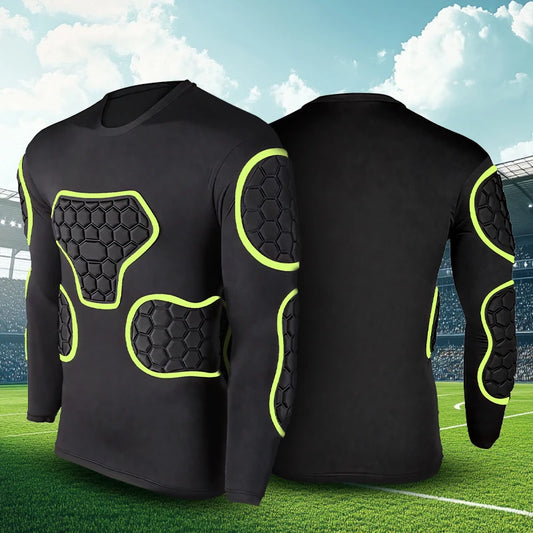 Maglia Da Allenamento Protettiva Da Portiere Calcio Nuovo Design Manica Lunga In Poliestere Colorata