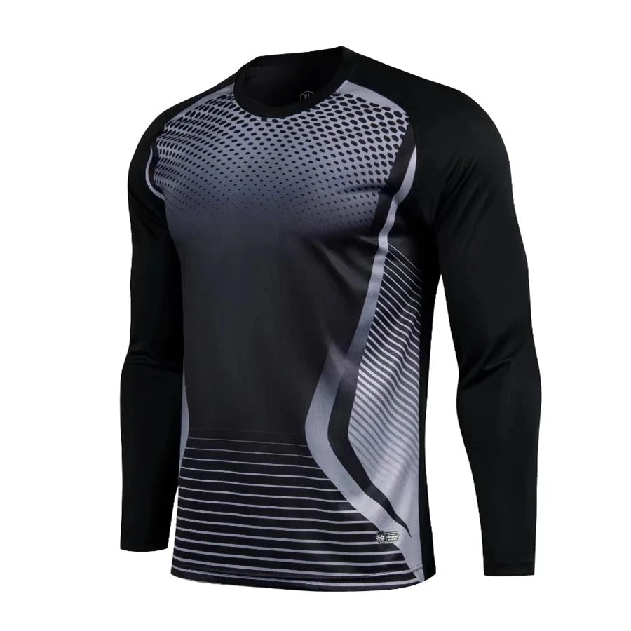 Maglie Da Portiere Da Calcio Uomo Traspirante Con Protezione Del Gomito Stampa Personalizzata Kit Sportivo