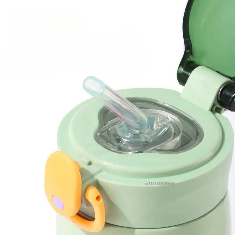 Tazza Isolata In Acciaio Inossidabile A Sottovuoto Doppia Parete Capacita 320 460 Ml Con Cannuccia Simbuid
