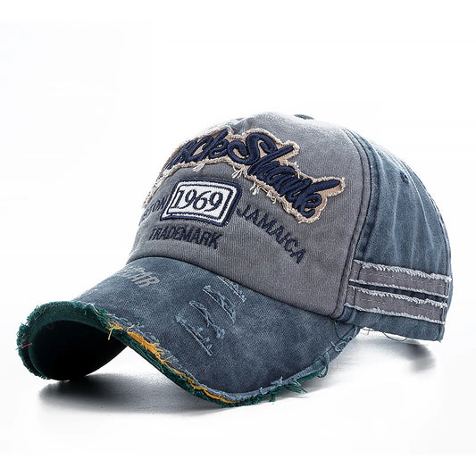 Berretto In Cotone Unisex Rock Shark Protezione Solare Regolabile Stile Cowboy Retrò Alta Qualità
