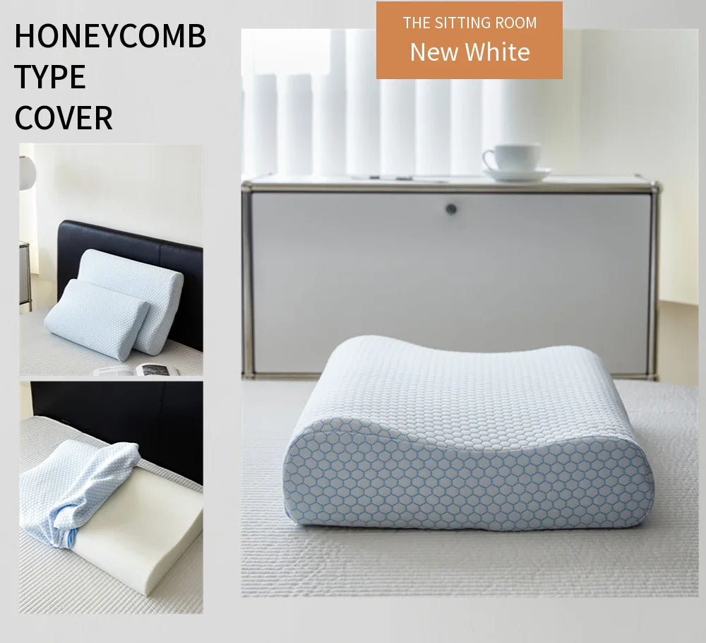 Cuscino Ergonomico In Memory Foam Singolo Con Supporto Cervicale Per Letto Rinfrescante E Traspirante