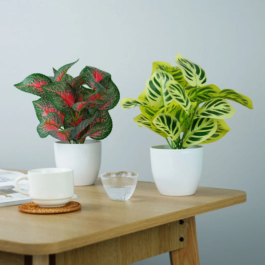 Piante Verdi Artificiali Bonsai Piccolo Albero In Vaso Per Tavolo Decorazioni Per Casa Giardino Hotel