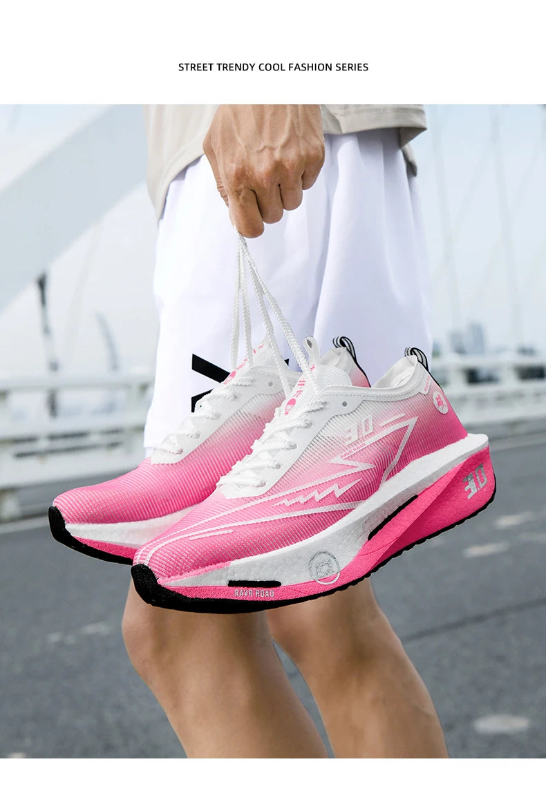 Scarpe Da Corsa Uomo Piastra In Carbonio 3.0 Maratona Rimbalzo Stabile Resistenti All Usura Scarpe Ginnastica Allenamento