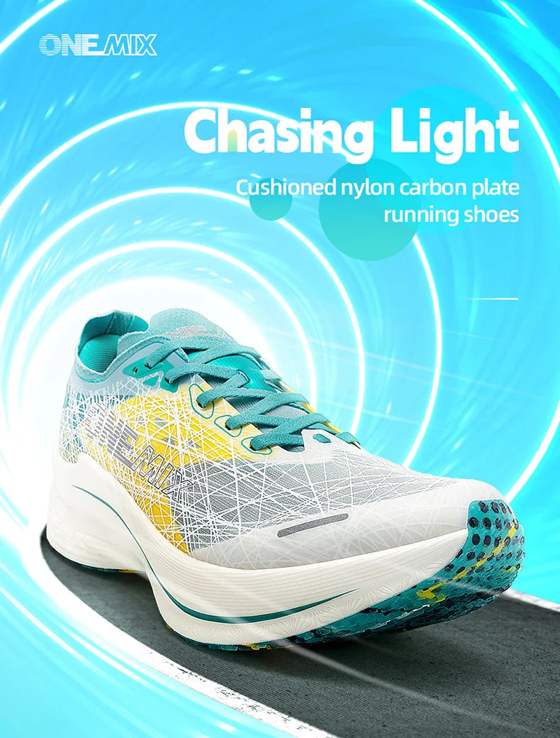 Onemix Marathon Scarpe Da Corsa Con Piastra In Carbonio Ultraleggere Tecnologia Di Rimbalzo Sneakers Da Uomo All Aperto