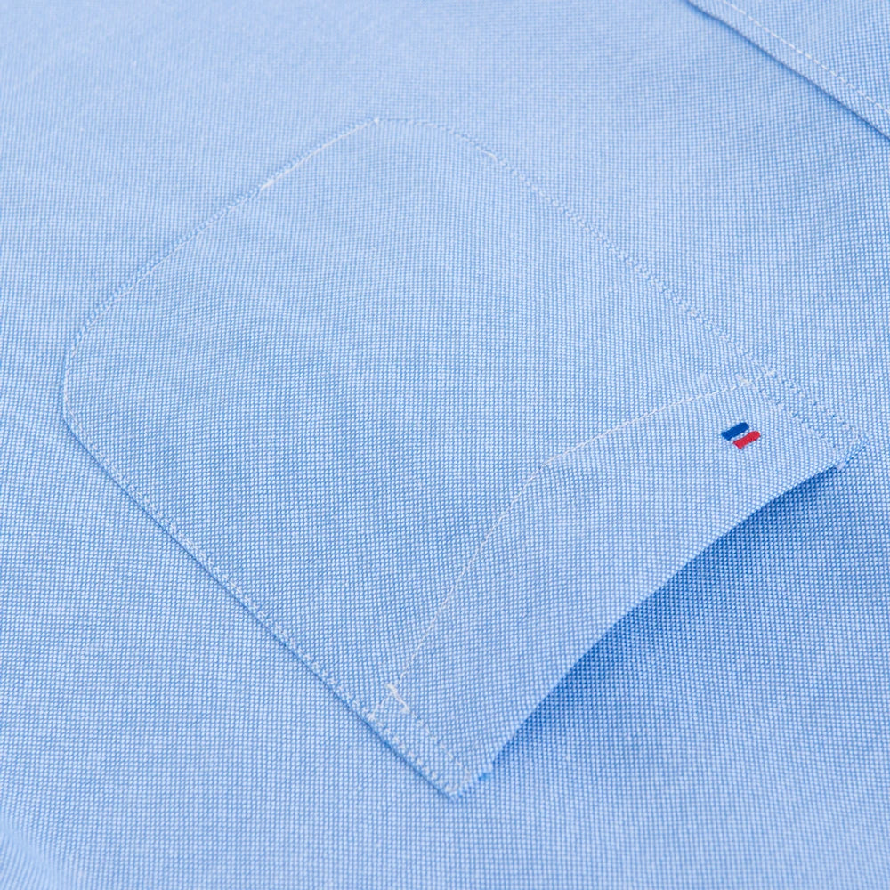 Camicia Uomo Solida Elegante Misto Cotone Traspirante Maniche Lunghe Formale Con Bottoni Vestibilità Regolare Risvolto
