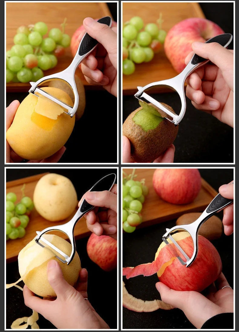 Pelapatate In Acciaio Inossidabile Multifunzionale Grattugia Per Carote Utensili Da Cucina Accessori