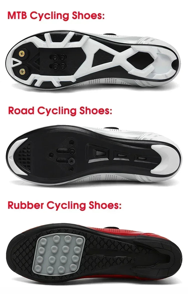 Scarpe Da Mountain Bike Da Uomo Con Attacchi Per MTB Impermeabili Traspiranti Comfort Massaggio E Aumento Di Altezza