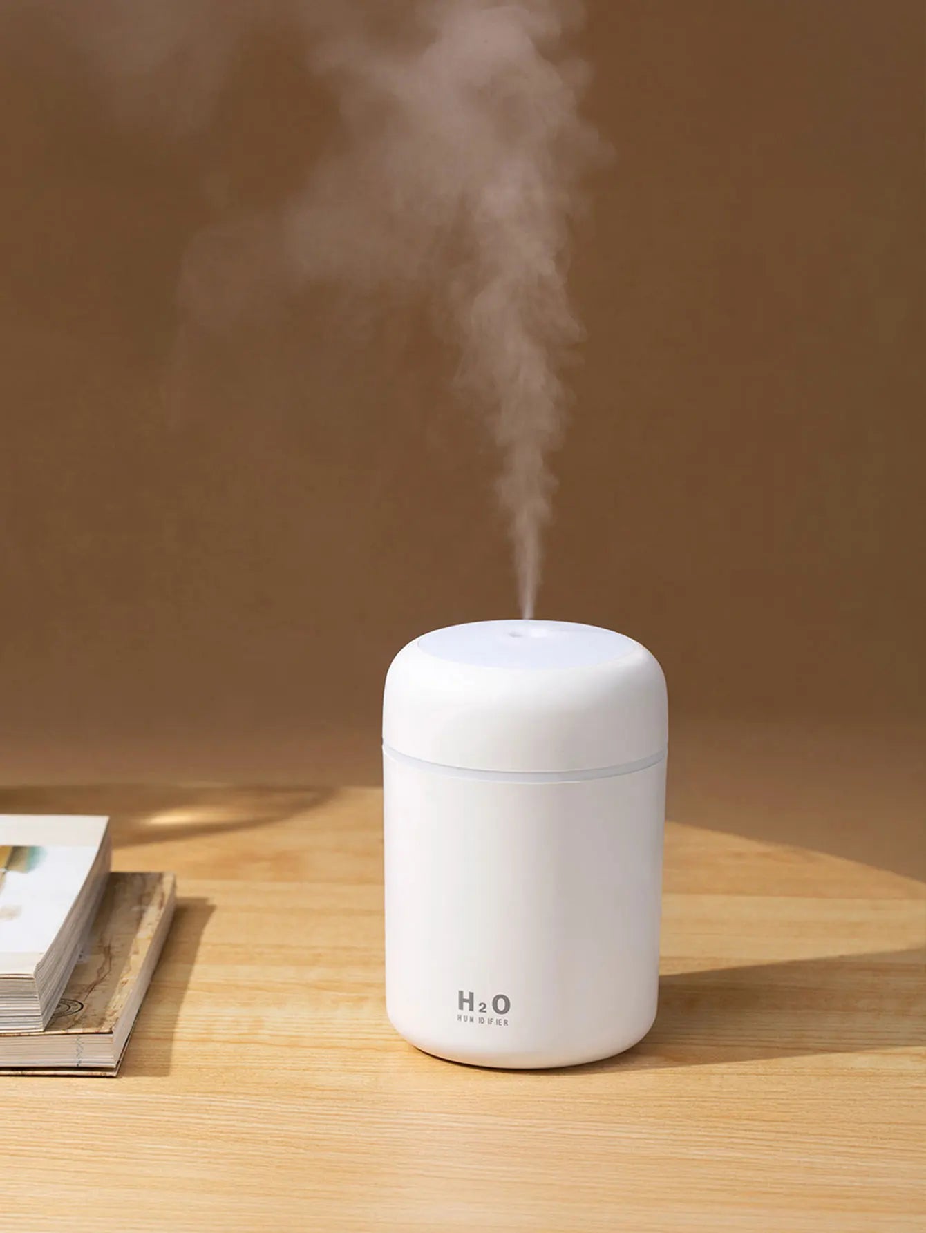 Diffusore Aromaterapia Umidificatore Purificatore D'Aria 300ml Luce a Sette Colori Olio Essenziale per Uso Domestico