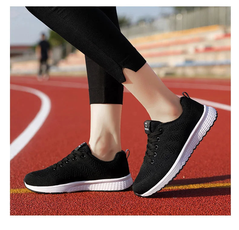 Scarpe sportive da donna Sneakers con plateau alla moda Scarpe basse da donna primavera estate Scarpe da corsa per donna Scarpe casual Mesh Jogging Tennis