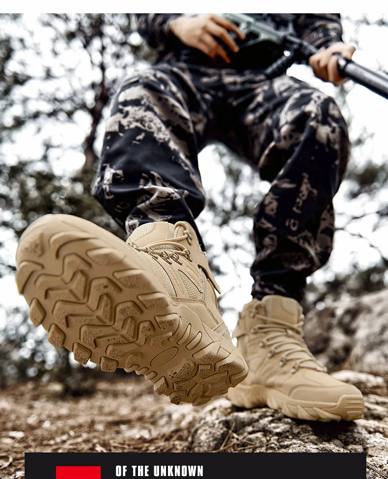 Stivali Da Allenamento Da Combattimento Uomo Scarpe Da Trekking Per Pesca E Caccia Sneakers Da Uomo