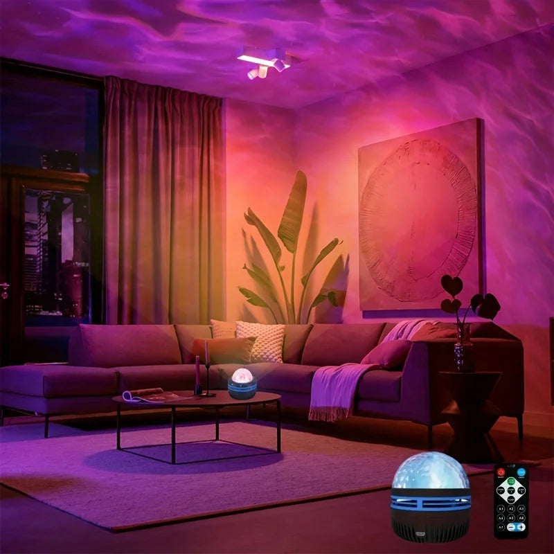 Proiettore LED Cielo Stellato Aurora Galaxy Light USB RGB 7 Modalità Telecomando Per Decorazione Festa Camera Da Letto