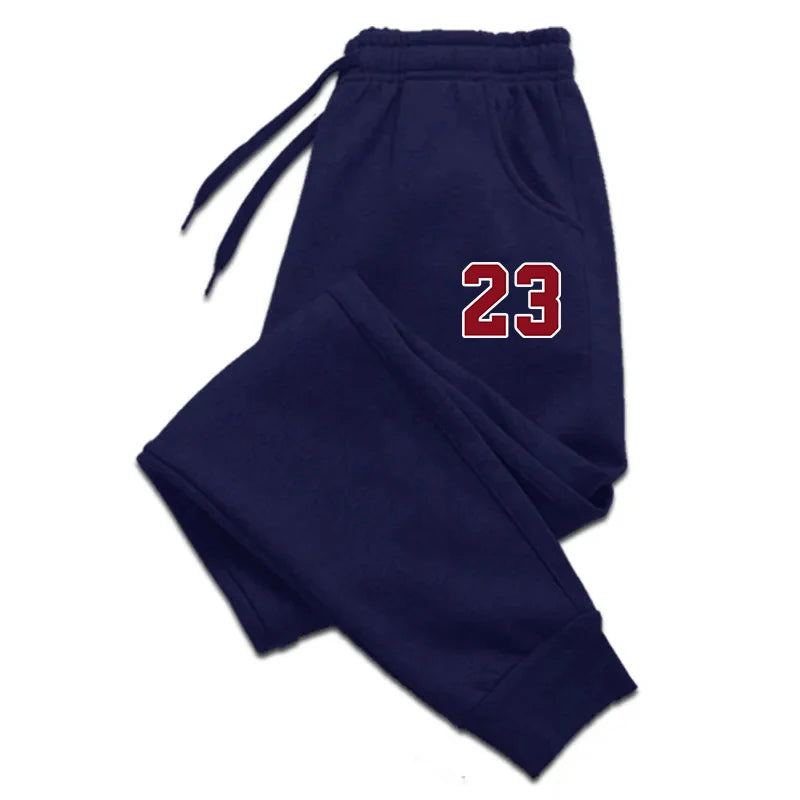 Pantaloni Sportivi In Pile Da Uomo Con Stampa Di Lusso Per Jogging Caldi Autunno Inverno