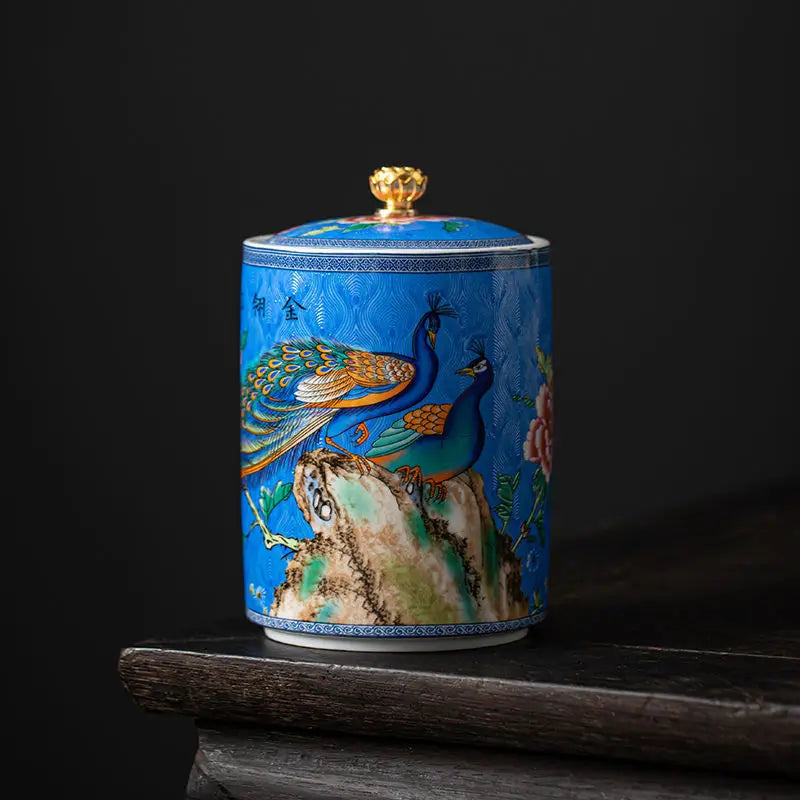 Barattoli Da Cucina In Ceramica Vintage Impermeabili Contenitori Per Tè Zucchero Dolci Multiuso Retro