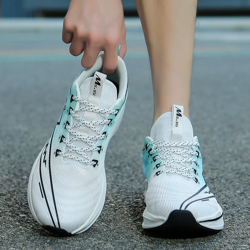 Scarpe Da Corsa Sportive Da Uomo Maratona Casual Leggere Scarpe Da Ginnastica Da Passeggio Antiscivolo Per Esterno