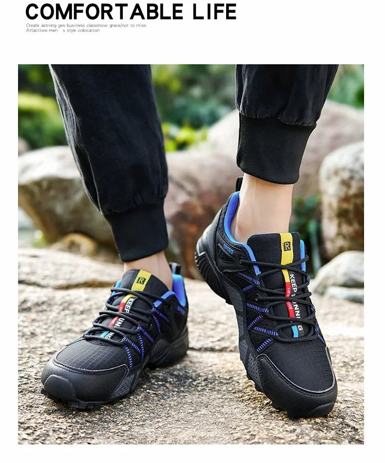 Scarpe Da Trekking Per Uomo Con Lacci Scarpe Da Montagna Per Escursionismo E Ciclismo Leggere E Resistenti