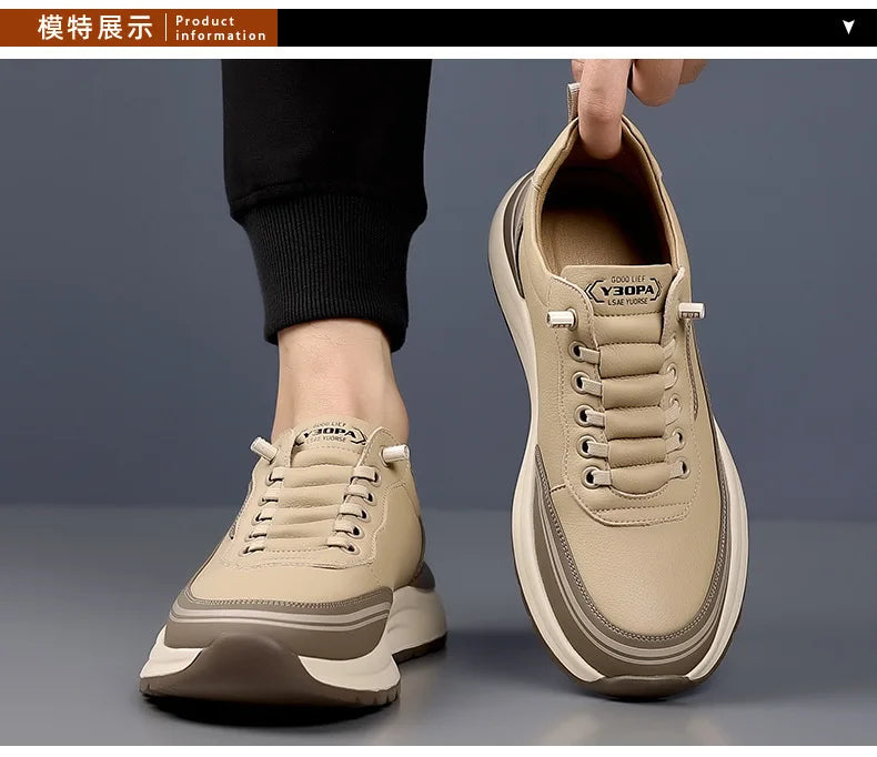 Scarpe Da Uomo Slip On In Pelle Impermeabili Antiscivolo Leggere Traspiranti Mocassini Casual Allingrosso