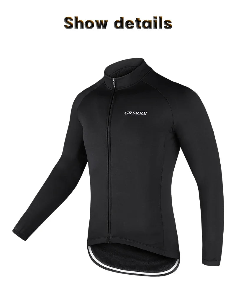 Giacca Ciclismo Invernale Termica Unisex Tasche Riflettente Protezione Dal Vento Traspirante MTB