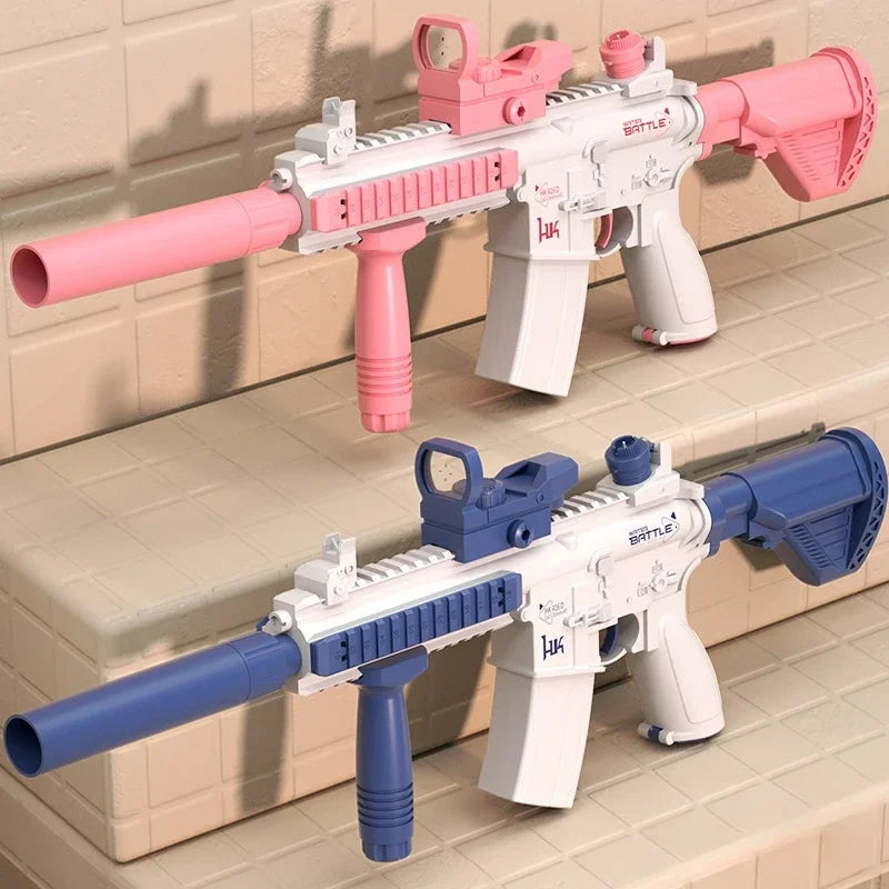 Pistola Ad Acqua Elettrica Automatizzata Per Bambini Portatile Gioco Da Spiaggia Estivo Fantasia