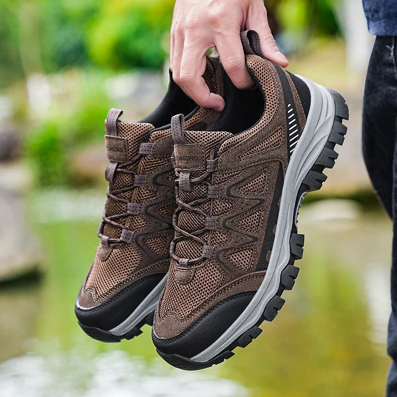 Scarpe Da Trekking Grandi Da Uomo Per Lavoro All Aperto Comode E Resistenti All Usura Sneakers Casual Traspiranti