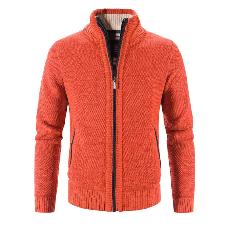 Nuova Primavera Autunno Maglione Lavorato a Maglia Uomo Moda Slim Fit Cardigan Casual