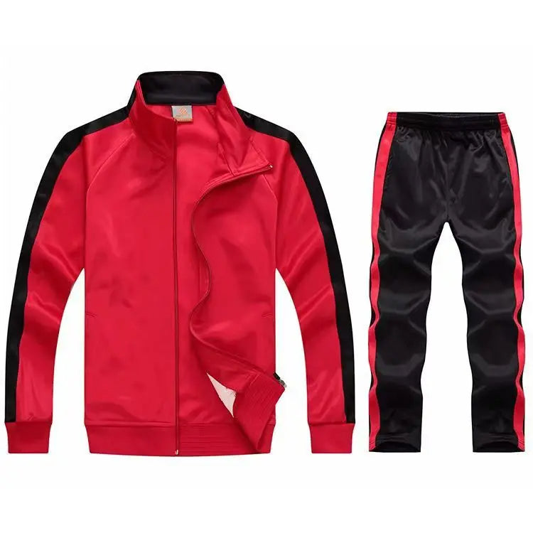 Set Tuta Da Uomo 2 Pezzi Giacca E Pantaloni Abbigliamento Sportivo Allenamento Autunno Inverno Primavera