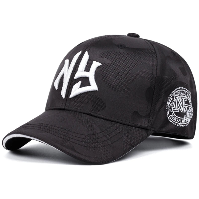 Cappello Da Baseball Alla Moda NY Ricamato Unisex Skateboard Hip Hop Street Parasole Sportivo Tempo Libero All Aperto