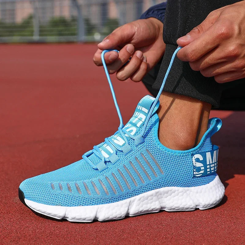 Scarpe Da Ginnastica Estive Da Uomo Traspiranti In Mesh Leggero Per Allenamento E Tennis Eleganti Spedizione Gratuita