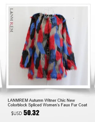 Lanmrem 2025 Gilet Pelliccia Sintetica Donna Imitazione Shearling Chic Autunno Inverno Abbigliamento 2DB4916