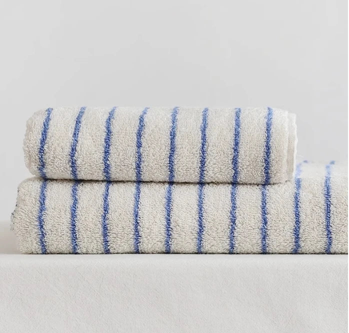 Asciugamano In Cotone A Righe Retrò 70x140 Cm Morbido E Assorbente Per Casa Palestra Cucina
