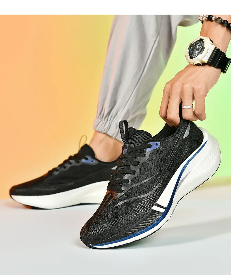 Scarpe da Corsa Sound Friction Rabbit 7PR con Piastra in Carbonio Traspiranti Leggere Sneakers Casual Unisex