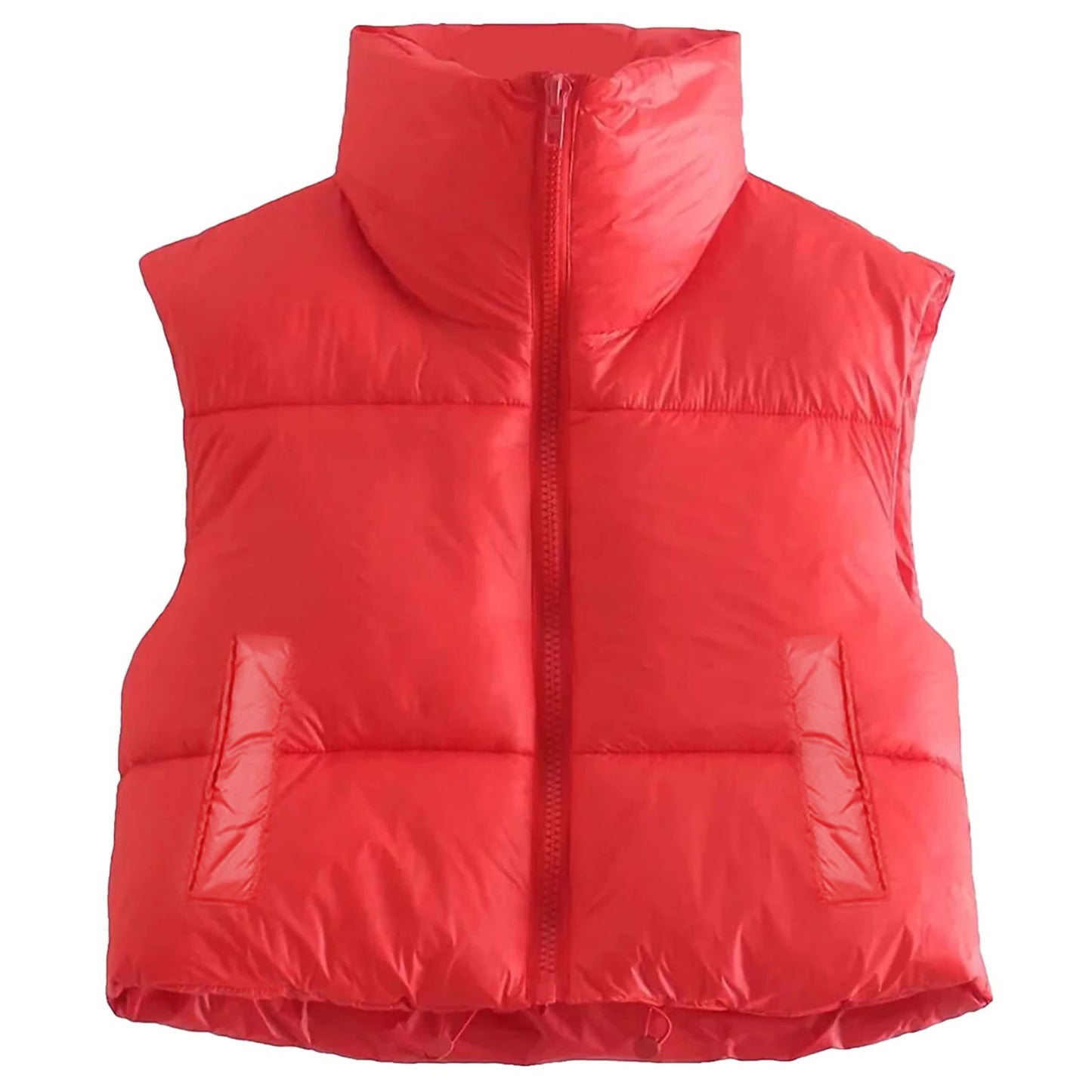 Gilet Da Donna Senza Maniche Autunno Inverno Cappotto Corto Caldo Con Colletto A V Giacca Capispalla Di Moda