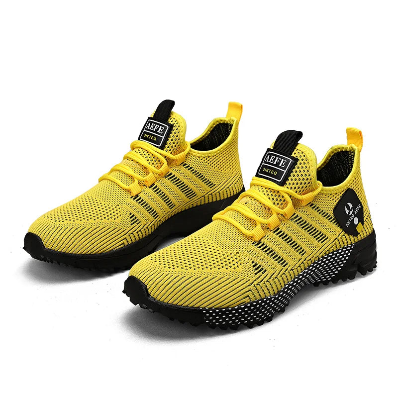 Sneakers Da Uomo Alla Moda In Mesh Traspirante Scarpe Casual Da Corsa Antiscivolo Per Esterno Di Alta Qualità